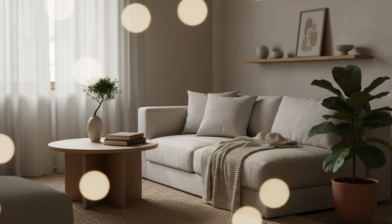 découvrez comment créer une ambiance épurée et naturelle pour maximiser la sérénité dans un petit espace de vie.