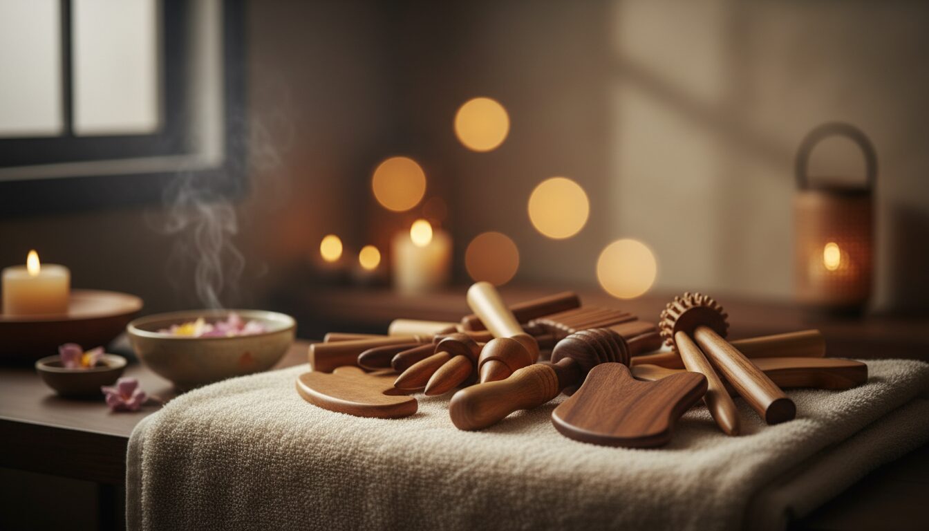 découvrez la madérothérapie, une technique naturelle de bien-être par le massage en bois qui stimule la circulation, détend les muscles et favorise la relaxation profonde.