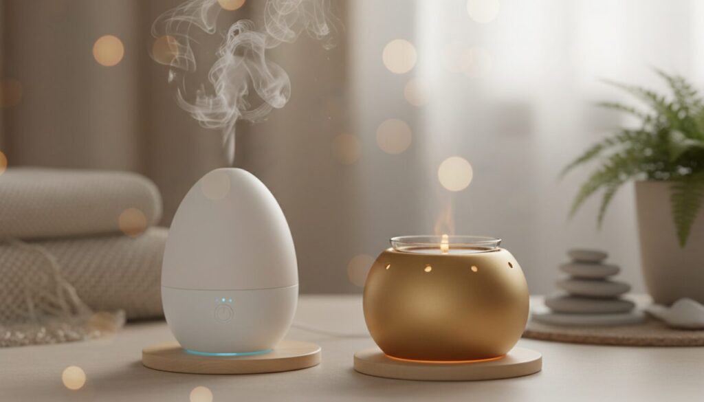 découvrez les différences olfactives entre diffuseurs à ultrasons et diffuseurs à chaleur douce, et trouvez la méthode idéale pour parfumer votre intérieur selon vos préférences.