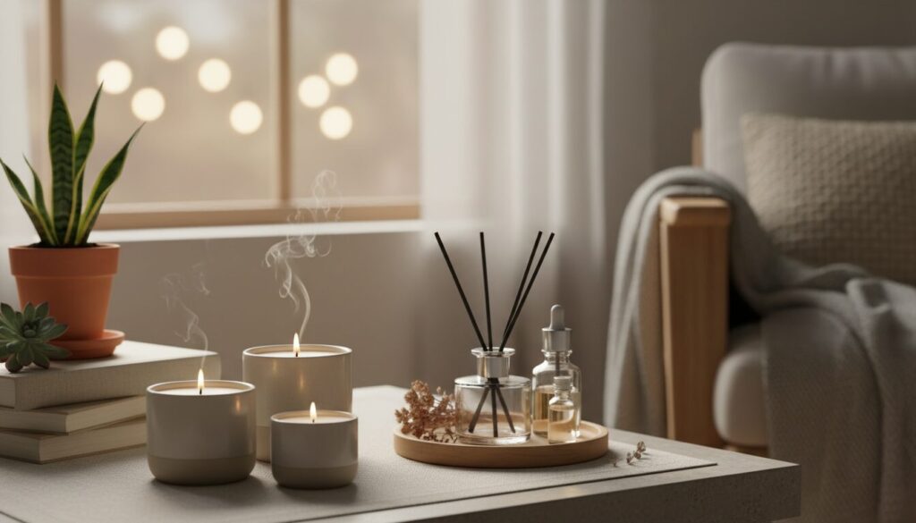 découvrez comment créer une ambiance parfumée apaisante chez vous, parfaite pour favoriser le calme et la détente dans votre intérieur.