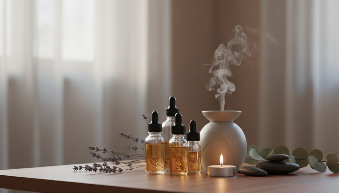 découvrez comment l'utilisation des huiles essentielles à la maison réinvente notre rapport au temps, en apportant bien-être et sérénité au quotidien.