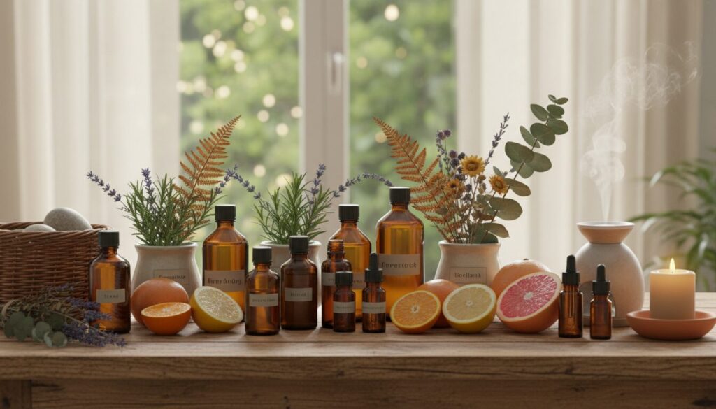 découvrez nos astuces pour choisir les huiles essentielles adaptées à chaque saison et profitez d'une maison saine et parfumée toute l'année.