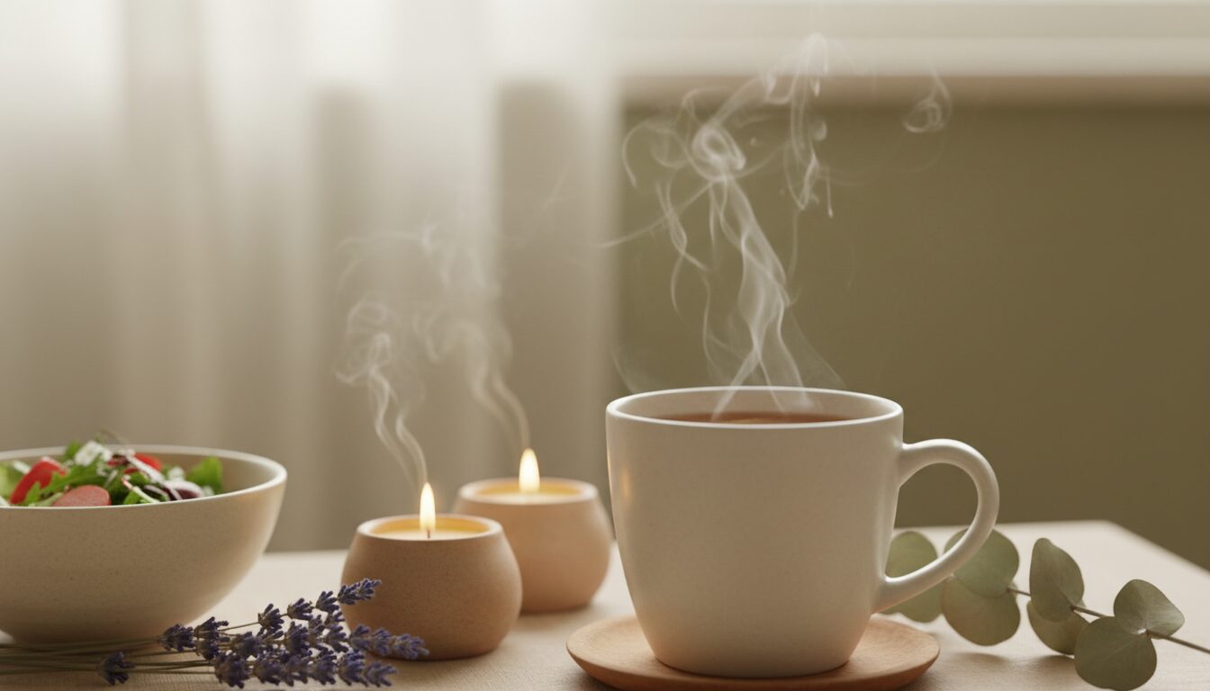 découvrez les odeurs apaisantes qui favorisent la détente et le bien-être pendant votre pause déjeuner.