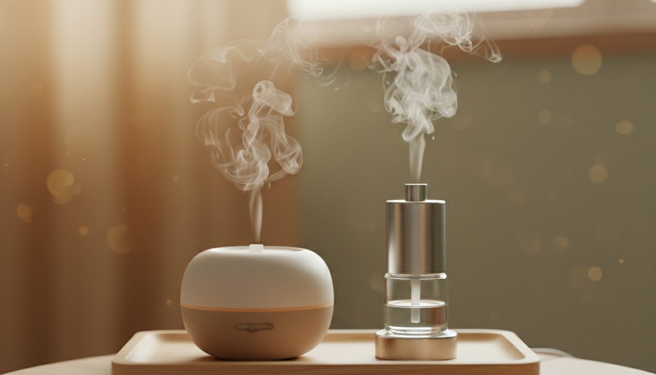 découvrez les principales différences entre un diffuseur ultrasonique et un nébuliseur pour choisir l'appareil adapté à vos besoins en diffusion d'huiles essentielles.