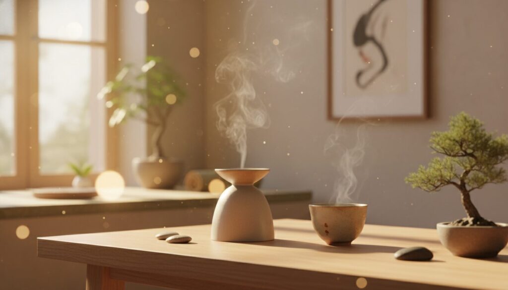 découvrez comment l'aromathérapie peut harmoniser les transitions d’ambiance chez vous, en s'adaptant aux rythmes de vie pour une atmosphère apaisante et revitalisante.