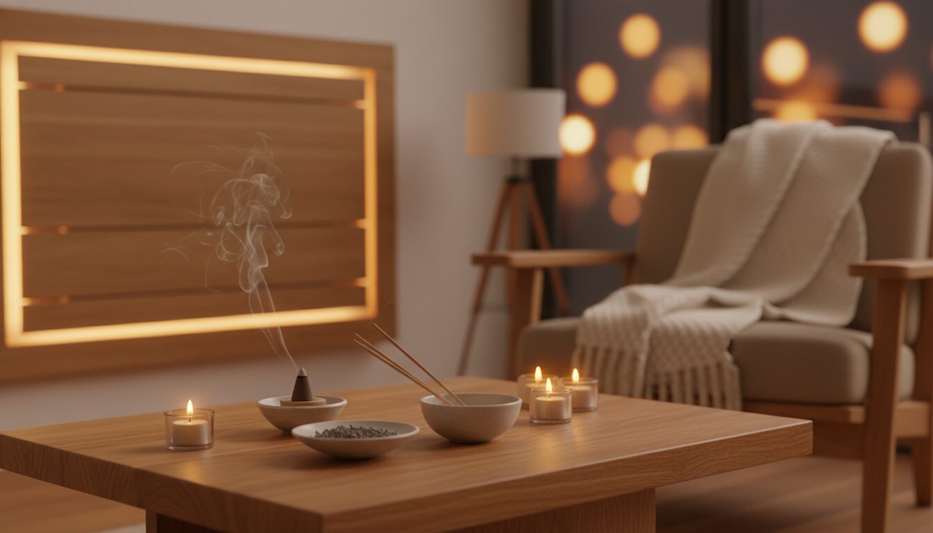 découvrez comment les senteurs boisées peuvent créer une ambiance chaleureuse et apaisante en fin de journée pour votre intérieur.