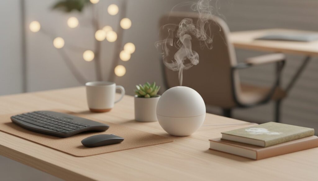 découvrez comment utiliser un diffuseur en milieu de travail de manière respectueuse, pour profiter des bienfaits des huiles essentielles sans déranger vos collègues.